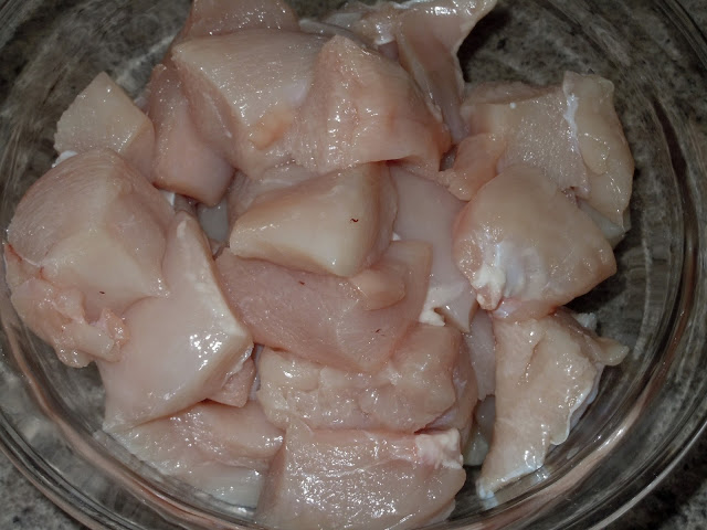 Chopped chicken breast