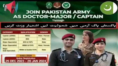 Join Pakistan Army as Doctor 2024: Golden Opportunity for Medical Professionals