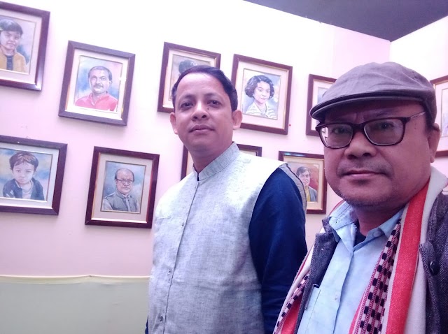 Tripura da Gurumayum Suman na yekpa laiyek sing gi solo exhibition houdokkhre.