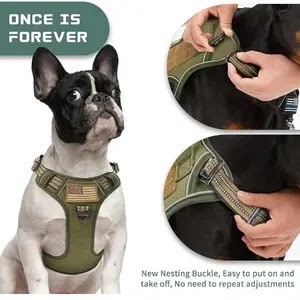 BUMBIN Tactical Dog Harness - Dog Training Vest