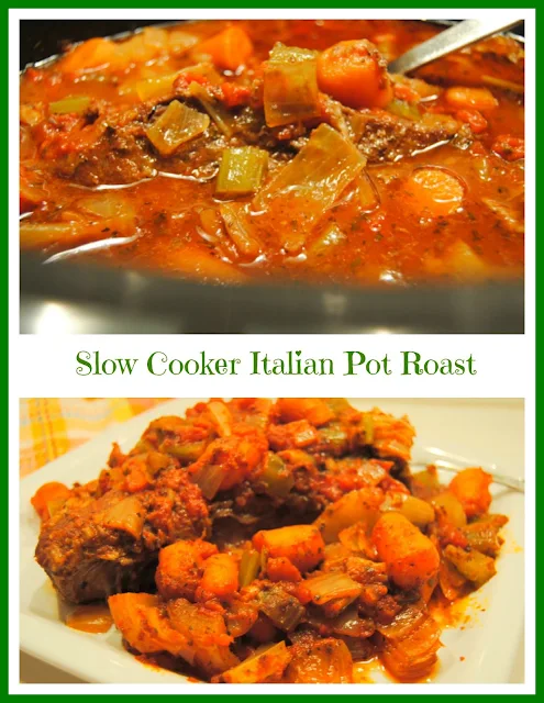 Slow Cooker Italian Pot Roast at Miz Helen's Country Cottage