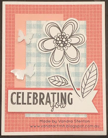 #CTMHVandra, celebration, floral, mix-in paper packet, Butterflies, enamel, embellishments, Stamp of the Month, Colour dare, Colour Dare Challenge, color dare, stamping, fussy cutting, cardmaking, penant, 3D Foam, 