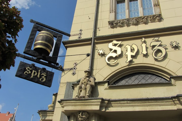 Stadsbrouwerij Spiz op Markt  in Wroclow 