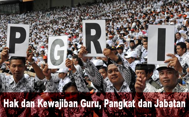 Hak dan Kewajiban Guru, Pangkat dan Jabatan