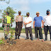  Kepala Desa Pulojaya Solehudin Lakukan Penghijauan Dengan Penanaman Pohon. Di Kalen Waru Bermasa Kapolsek.Pembina. PLT Camat Lemahabang