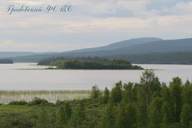 Озеро Куолаярви. Вид на восточный берег.