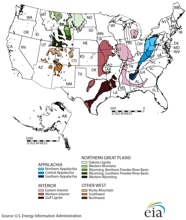 U.S. Coal Distribution