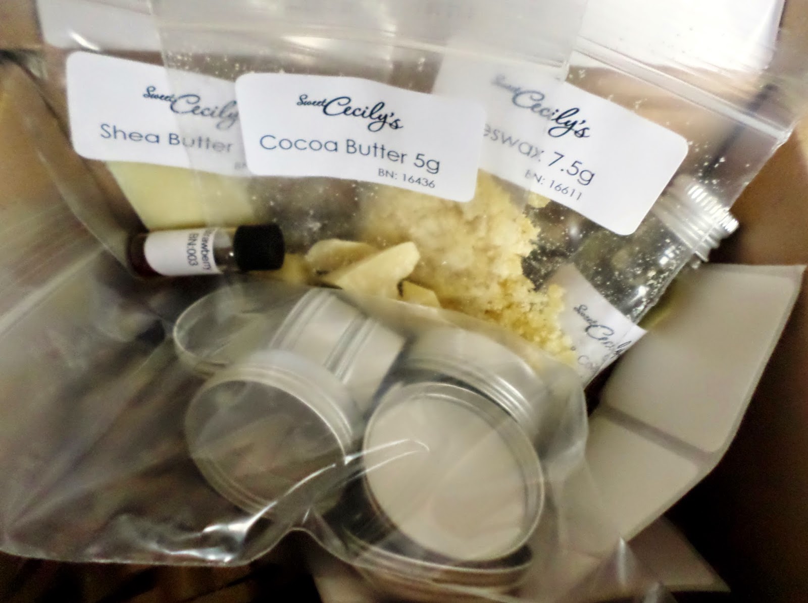 Sweet Cecily's Make Your Own DIY Natural Lipbalm Kit in Strawberry 