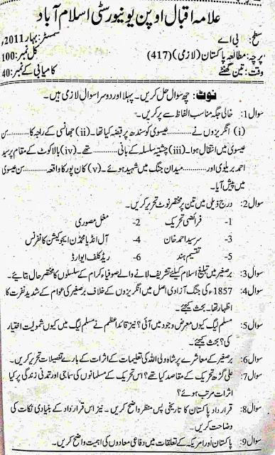 aiou-ba-417-past-papers-download