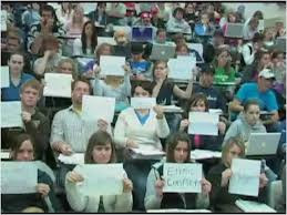  Students in a classroom