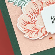 Technique Tuesday: Emboss with Detailed Dies | Stampin' Up! Two Tone Flora Card + Video Tutorial ~ www.juliedavison.com #stampinup Jan-Apr 2023 Mini Catalog