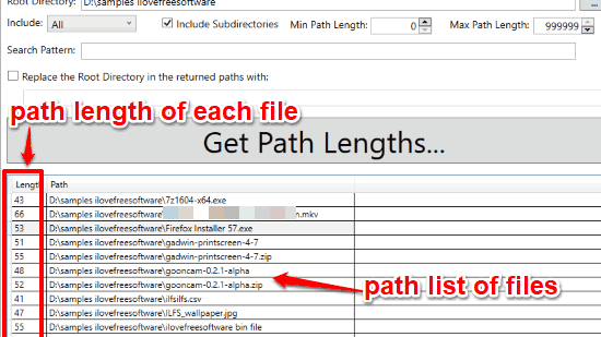 Path Length Checker Yazılımını Kullanarak Bir Klasörün Tüm Dosyalarının ve Alt Klasörlerinin Yol Uzunluğunu Kontrol Etme