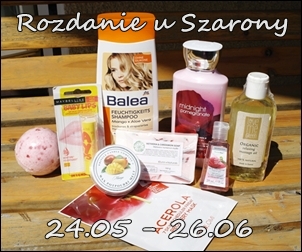 http://szaronabloguje.blogspot.com/2014/05/rozdanie-z-okazji-2-urodzin-bloga.html