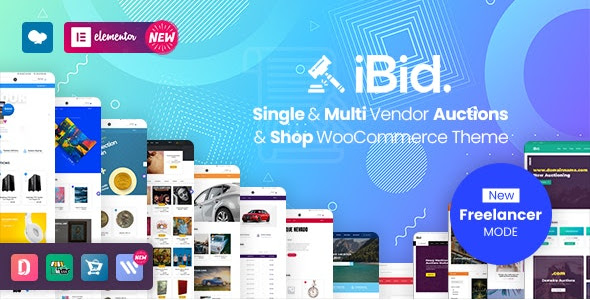 iBid v2.9 – Multi Vendor Auctions WooCommerce Theme