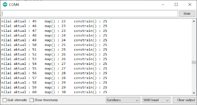 Mengenal Fungsi map() Pada Arduino