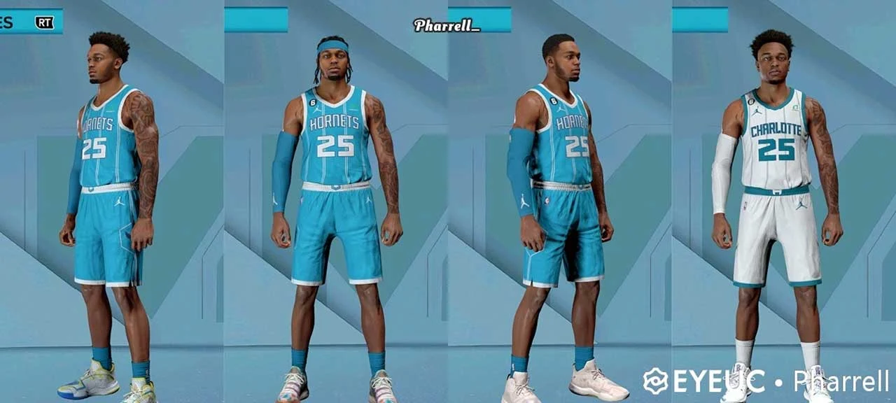 NBA 2K23 P.J. Washington Cyberface (Multiple Hairstyles)