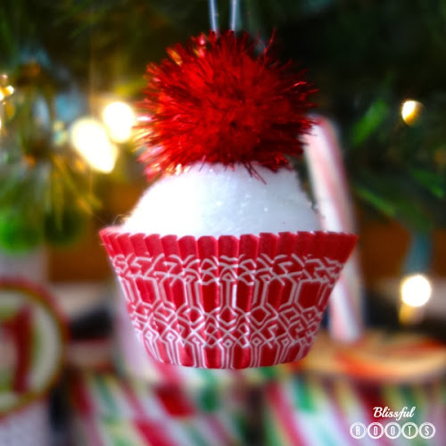 DIY Cupcake Ornaments from Blissful Roots