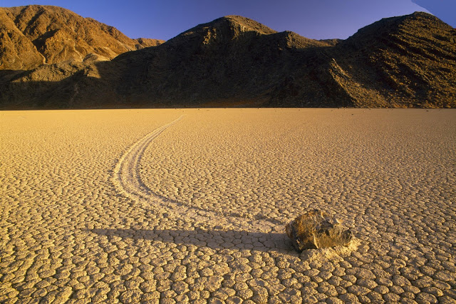 Racetrack Playa, Death Valley, California, mysterious place