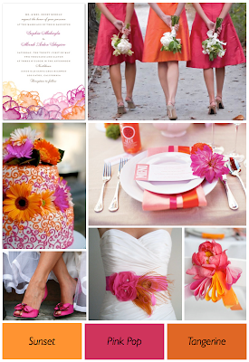 Pink and Orange Wedding Ideas