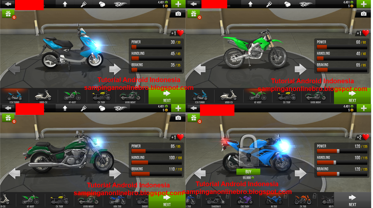 Game Android Traffic Rider Permainan Kebut Kebutan Gas Pol Jalanan