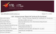  SOP : Jeevan Pramaan (Digital Life Certificate) for Pensioners - IPPB dated 07.11.2023 