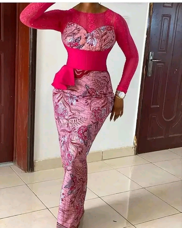 Ankara styles long gowns 2024