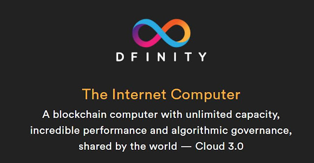DFINITY snip from the website