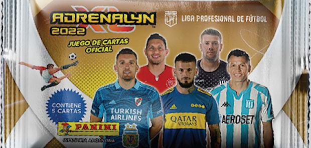 Juego de cartas adrenalyn 2023 liga de futbol argentina de futbol