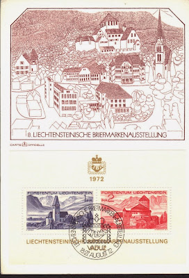 Liechtenstein stamp exhibition 1972