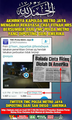 <img src="HabibRizieq.jpg" alt=" Breaking News,Ternyata Posting Chat Fitnah Habib Rizieq Sumber Dari TMC POLDA Metro Jaya Via Amerika ">