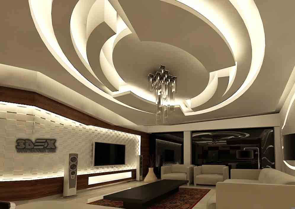 أجمل 70 تصميم ديكورات اسقف جبس بورد حديثة أجمل 70 تصميم ديكورات اسقف جبس بورد حديثة