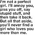 I am not a perfect girl