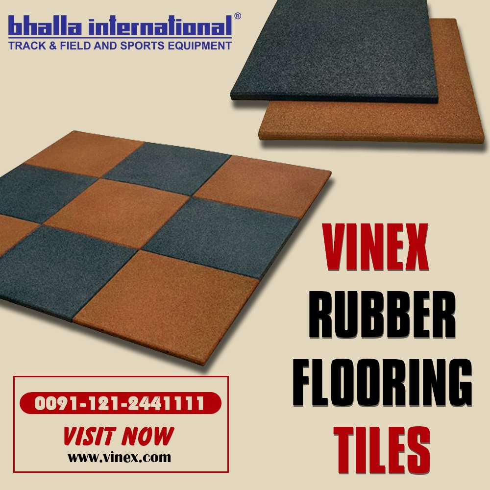 Vinex Rubber Flooring Tiles