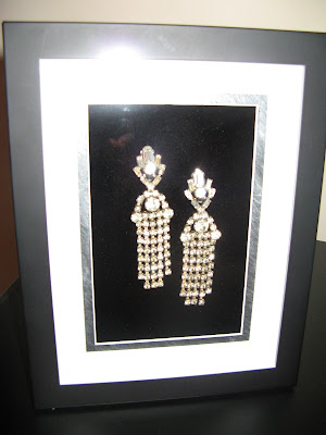 Art Deco Jewelry Earrings Framed Art