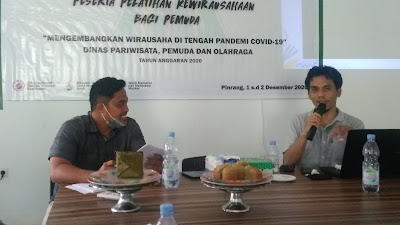 Bangkit Di Tengah Pandemi, Dispaspor Pinrang Gelar Pelatihan Kewirausahaan