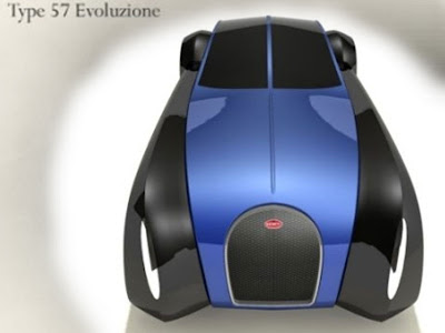 motorcycles-cars Bugatti Sports Car Abstraction Type 57 Evoluzione