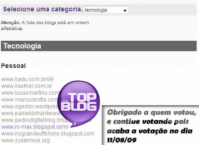 Rc-Max no Top100 do TopBlog