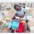 Photos: Little Boy Constructs A drum Set