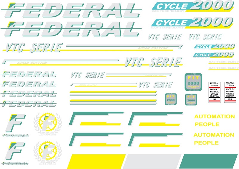 33+ Konsep Terkini Desain Stiker Federal