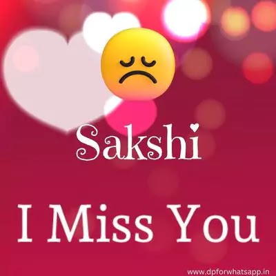 love sakshi name image
