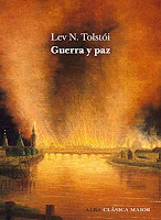 Portada de Guerra y paz de Lev N. Tolstói