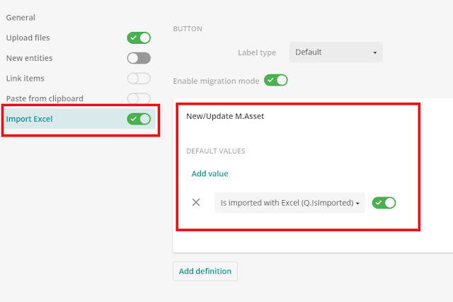 Set default value on Import Excel