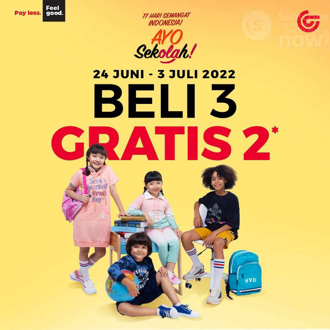 MATAHARI Promo AYO SEKOLAH! BELI 3 GRATIS 2