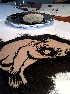 tasmanian devil stencil