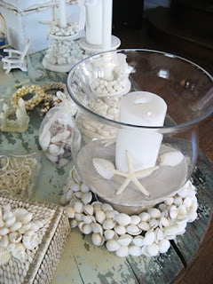 beach wedding lantern centerpieces