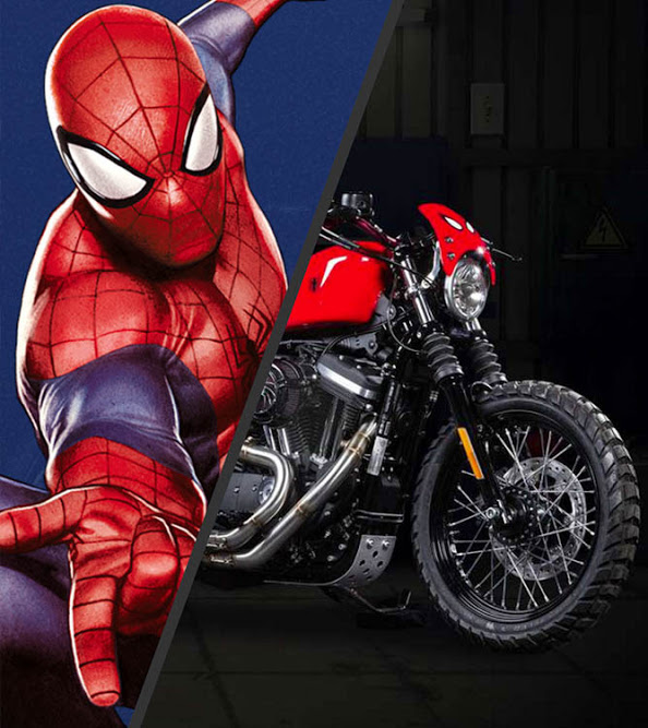 Moto Héroes Del Universo Marvel