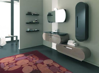 Contemporary Bathroom Furniture Natural Light Situation Flux