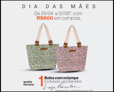 Ganhe Bolsa Luiza Barcelos na Promoção Dia das Mães Morumbi Shopping 2024