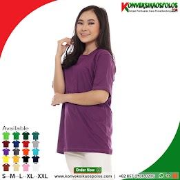 Jual Kaos Polos Jahitan Kumis Premium Distro Bandung<price>Rp.33.000</price> <code>Ready Stock</code>