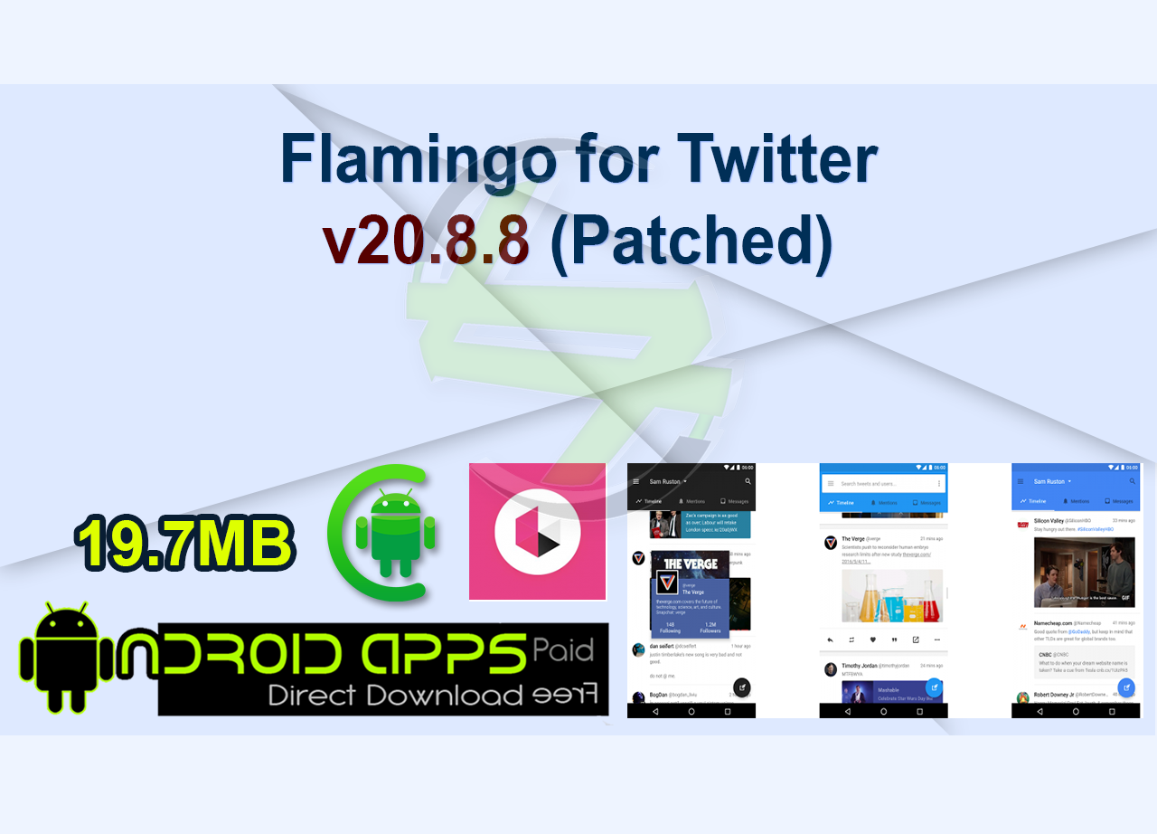 Flamingo for Twitter v20.8.8 (Patched)